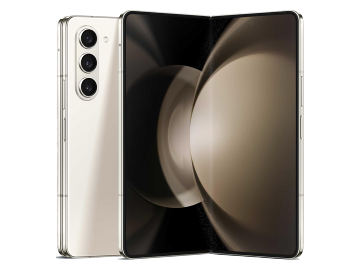 Cream Galaxy Z Fold5