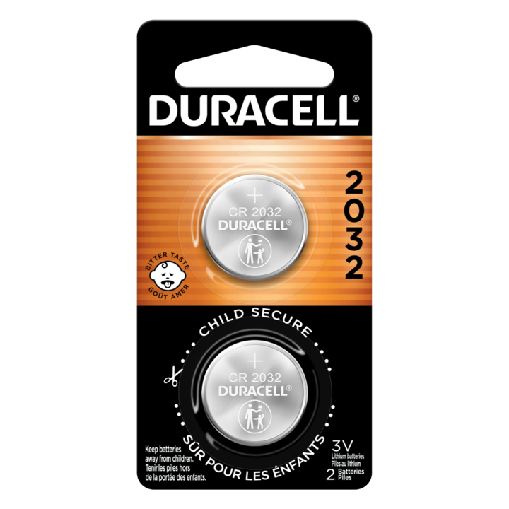 Duracell Lithium Coin Battery 2032 3 Volt - 2pk
