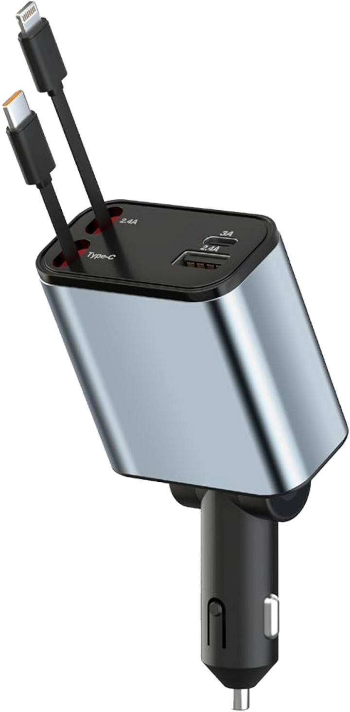 4-in-1 car charger