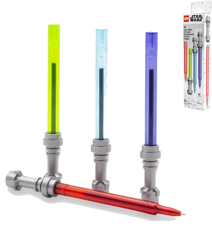 LEGO Star Wars Lightsaber Gel Pen - 4 Pack
