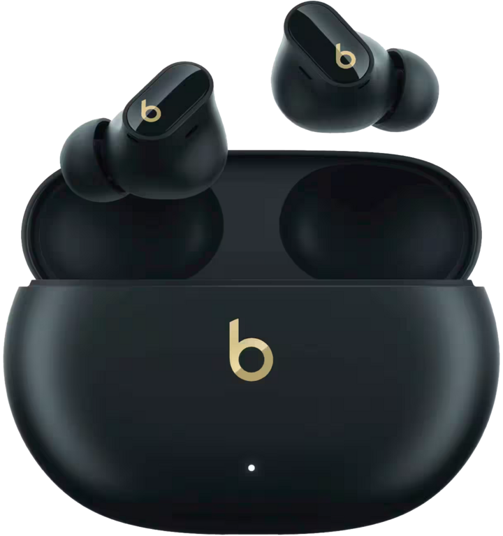 beats studio buds + in black and gold