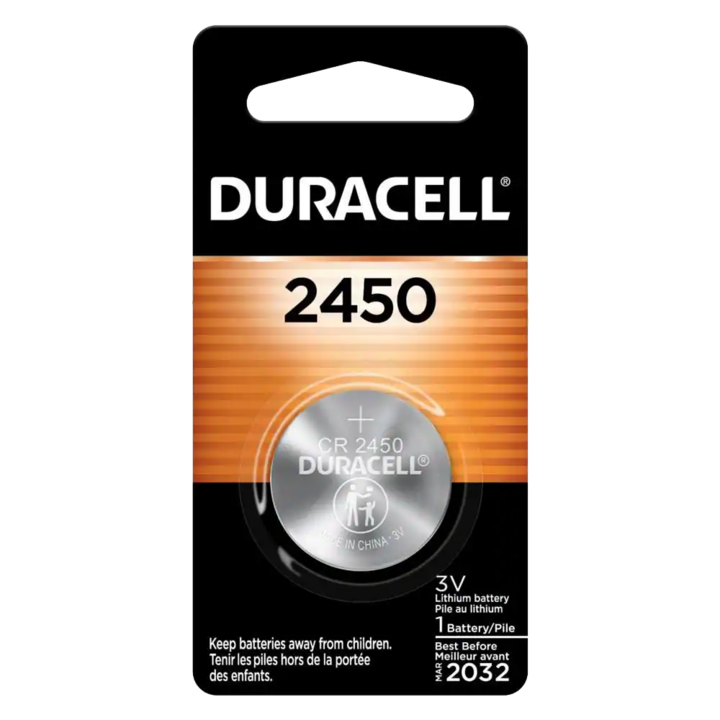 Duracell Coppertop 2450-1 Coin Battery - 1pk
